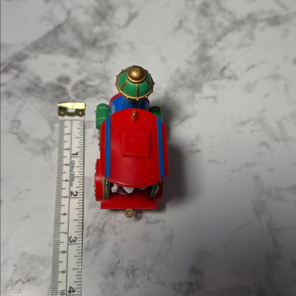 Colorful Train with Mouse Engineer Ornament - Picture 8 of 11